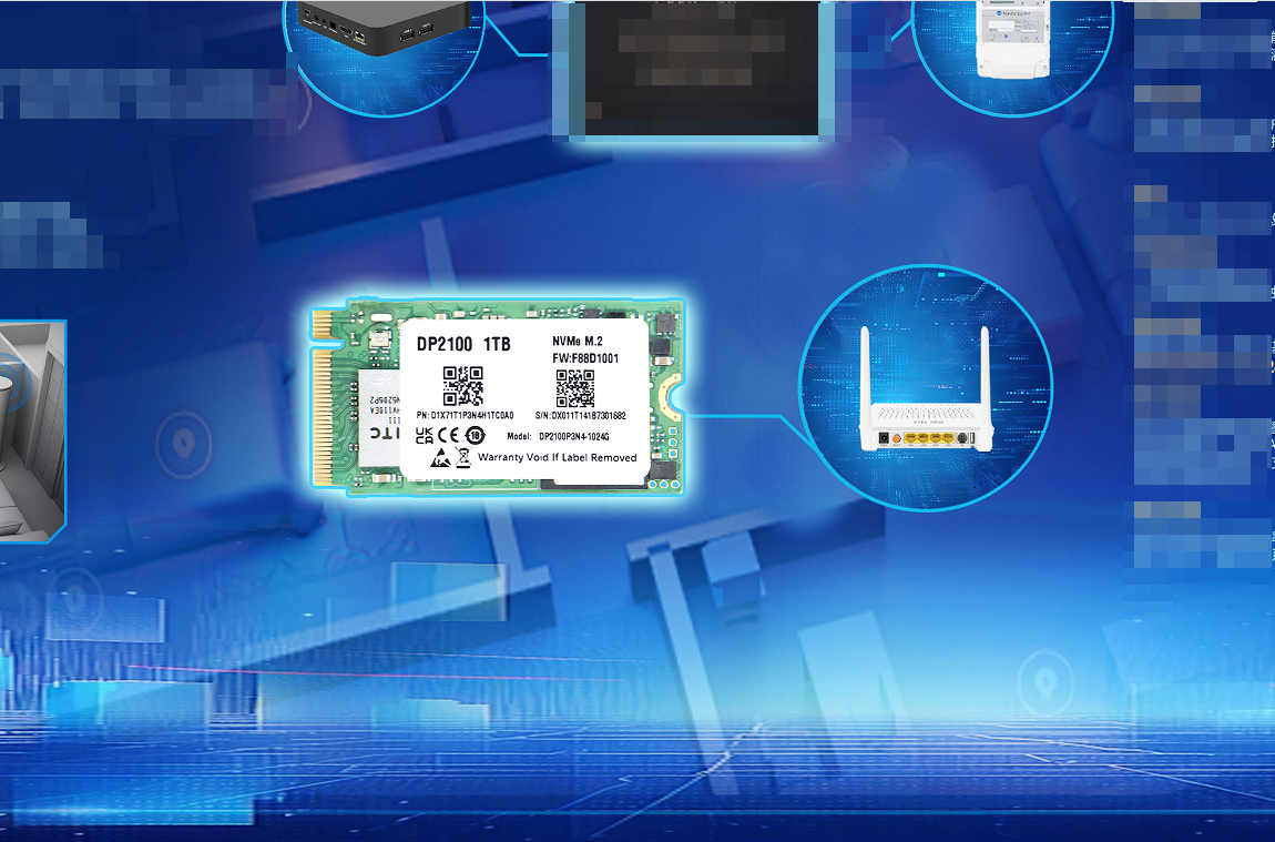 基于DP2100定制开发的M.2 NVMe 固态存储解决方案
